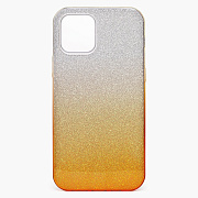 Чехол-накладка - SC097 Gradient для "Apple iPhone 12/iPhone 12 Pro" (gold/silver)