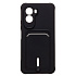 Чехол-накладка - SC304 с картхолдером для "Xiaomi Poco M7 4G" (black) (241687)