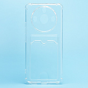 Чехол-накладка - SC276 с картхолдером для "OPPO Realme 11 Pro/ 11 Pro+" (transparent)