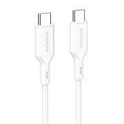 Кабель Type-C - Type-C Borofone BX70 60W 100см 3A  (white)