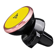 Держатель автомобильный Hoco магнитный CA3 в дефлектор (yellow)
