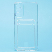 Чехол-накладка - SC276 с картхолдером для "Samsung Galaxy A34" (transparent)