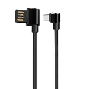 Кабель USB - Type-C Hoco U37  120см 2,4A  (black)