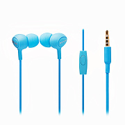 Проводные наушники с микрофоном внутриканальные Misoo G10 Jack 3,5  (blue)