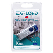 Флэш накопитель USB 16 Гб Exployd 530 (blue)