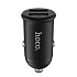 Адаптер Автомобильный Hoco Z30 2USB/5V/3.1A (black)