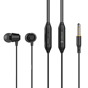 Проводные наушники с микрофоном внутриканальные Celebrat G4 Jack 3,5  (black)