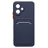 Чехол-накладка - SC337 с картхолдером для "Infinix Smart 10" (dark blue) (240686)