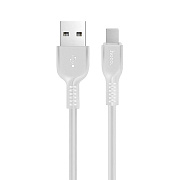 Кабель USB - Type-C Hoco X20 Exotic Radiance 12W 300см 2,4A  (white)