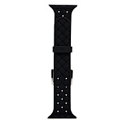Ремешок - ApW24 Apple Watch 38/40/41 mm силикон (black)