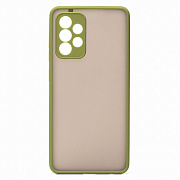 Чехол-накладка - PC041 для "Samsung SM-A725 Galaxy A72" (green/black)