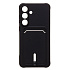 Чехол-накладка - SC304 с картхолдером для "Samsung Galaxy S25 FE" (black) (242281)
