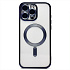 Чехол-накладка - SM027 SafeMag для "Apple iPhone 16 Pro Max" (blue titanium)