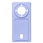 Чехол-накладка - SC304 с картхолдером для "Huawei  Honor X9a" (light violet) (217951)