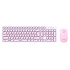 Беспроводной набор Smart Buy SBC-250288AG-WP мембранная клавиатура+мышь (pink/white)