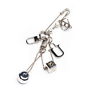 Брелок - обвес на сумку (12) (silver)