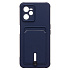 Чехол-накладка - SC304 с картхолдером для "OPPO realme C35" (dark blue)