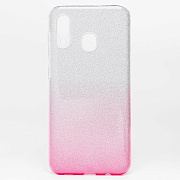 Чехол-накладка - SC097 Gradient для "Samsung SM-A205 Galaxy A20/SM-A305 Galaxy A30" (pink/silver)
