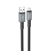 Кабель USB - micro USB Hoco X85 12W 100см 2,4A  (black)