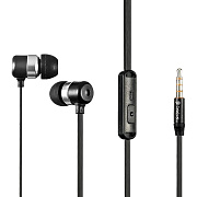 Проводные наушники с микрофоном внутриканальные Celebrat G2 Jack 3,5  (black)
