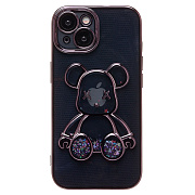 Чехол-накладка - SC329 для "Apple iPhone 15" (black)