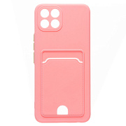 Чехол-накладка - SC315 с картхолдером для "Infinix Smart 6 HD" (pink)