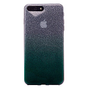 Чехол-накладка - Glamour для "Apple iPhone 7 Plus/iPhone 8 Plus" (green/silver)