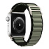 Ремешок - ApW27 Alpine Loop Apple Watch 38/40/41 mm текстиль (black/green)