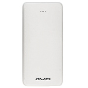Внешний аккумулятор Awei P99K 10 000mAh Micro USB/USB*2 (white)