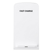 ЗУ Сетевое Беспроводное - Wireless charging stend (подставка) + micro USB (white) (white)