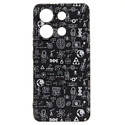 Чехол-накладка Luxo Creative для "Xiaomi Redmi Note 13 4G Global" (141) (black) (238048)