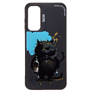 Чехол-накладка - SC335 для "Samsung Galaxy A25" (черный кот) (black) (233128)