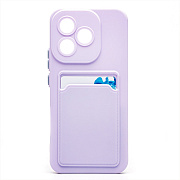 Чехол-накладка - SC337 с картхолдером для "Honor 400 Lite" (light violet) (239859)