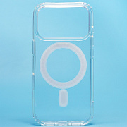 Чехол-накладка - SM006 SafeMag для "Apple iPhone 17 Pro" (прозрачный) (240904)