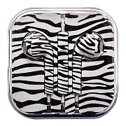 Проводные наушники с микрофоном вкладыши - MD827ZM Jack 3,5  (white/black) (EP11)