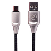 Кабель USB - Type-C RockBox RC-T02  100см 1,5A  (black)