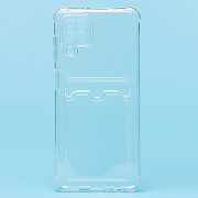 Чехол-накладка - SC278 с картхолдером для "Samsung SM-A125 Galaxy A12" (transparent) (205971)