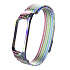 Ремешок - WB06 Xiaomi Mi Band 5 металл на магните (регулируемый) (rainbow)