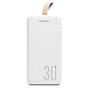 Внешний аккумулятор Denmen DP17 30000mAh Micro/Type-C/USB*2 (white)