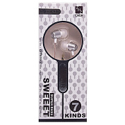 Проводные наушники с микрофоном внутриканальные ZHZ CMDR EG-340 Jack 3,5  (silver)