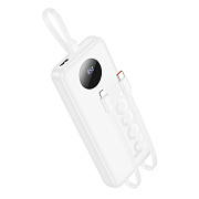 Внешний аккумулятор Hoco J132 22.5W+PD20W 10000mAh Type-C/USB/Type-C (white)