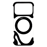 Чехол-накладка - SMZ07 Glassy SafeMag для "Apple iPhone 17 Pro" (black)