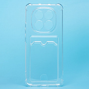 Чехол-накладка - SC276 с картхолдером для "Xiaomi Redmi Note 15 5G " (transparent) (244800)