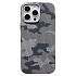 Чехол-накладка Luxo Creative PC  для "Apple iPhone 16 Pro Max" (126) (black/gray)