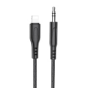 Кабель Lightning - 3.5mm Hoco UPA18  100см   (black)