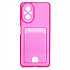 Чехол-накладка - SC336 с картхолдером для "Realme C67 4G" (pink)