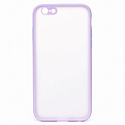 Чехол-накладка - PC041 для "Apple iPhone 6/iPhone 6S" (light violet/white)
