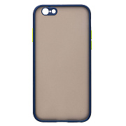 Чехол-накладка - PC041 для "Apple iPhone 6/iPhone 6S" (dark blue/black)