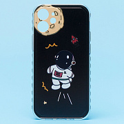 Чехол-накладка - SC233 для "Apple iPhone 12" (002) (black)