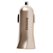 Адаптер Автомобильный Remax RCC204 2USB/5V/2.4A (gold)